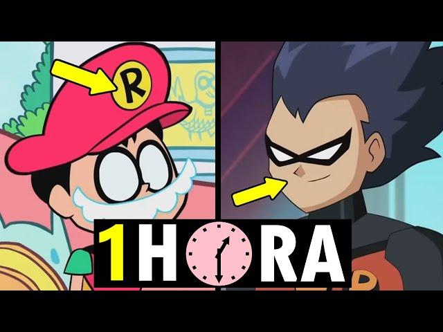 1 HORA de REFERENCIAS Y CURIOSIDADES de TEEN TITANS GO!