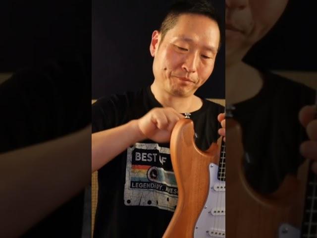 그냥 돌리기만 하면되요 가끔 이렇게 어긋날때가 있지만 #diyguitar #makingguitar #스트라토캐스터 #guitarbuild