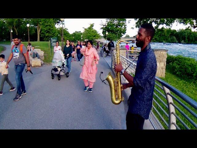 Made For Me - Street Saxophone Performance