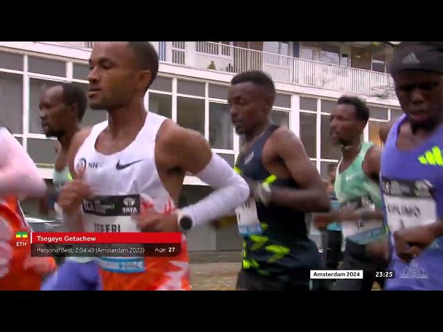 TCS Amsterdam Marathon 2024 - Summary Men - ENG