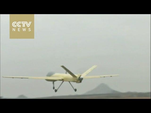 Chinese drones fly in formation together for first time