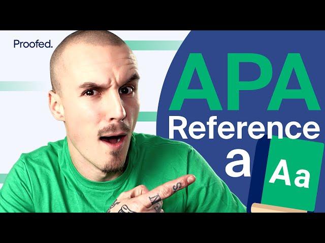 How to Reference a Dictionary in APA