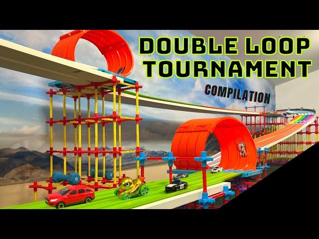 DIECAST CARS TOURNAMENT | LOOP DE LOOP RACE | COMPILATION