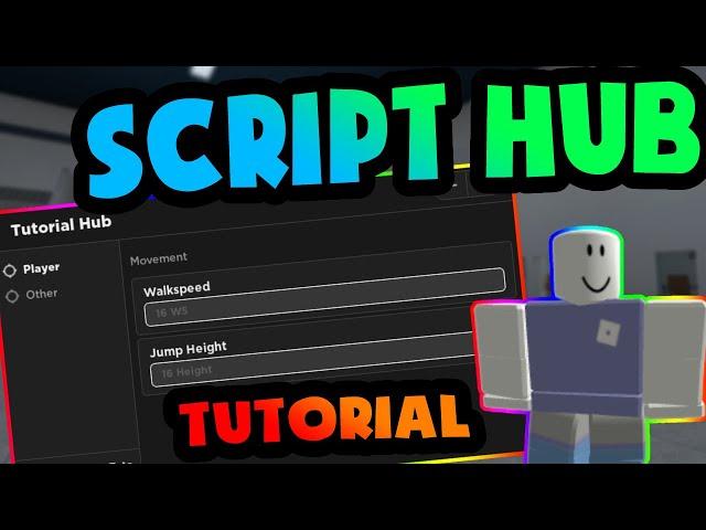 MAKE your own Roblox SCRIPT HUB tutorial in 10 MINUTES!