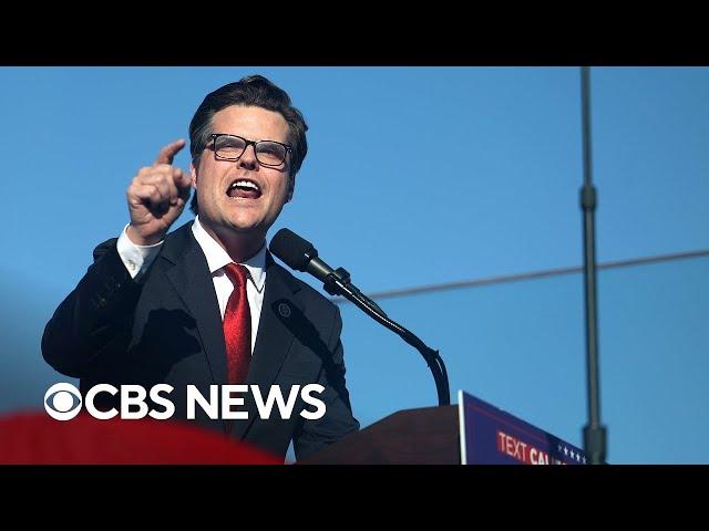 Matt Gaetz withdraws from attorney general consideration | full coverage