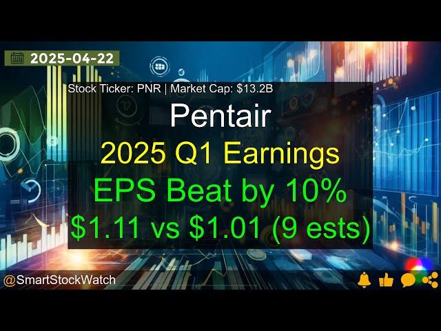 Pentair (PNR|$13.2B) - 2025 Q1 Earnings Analysis
