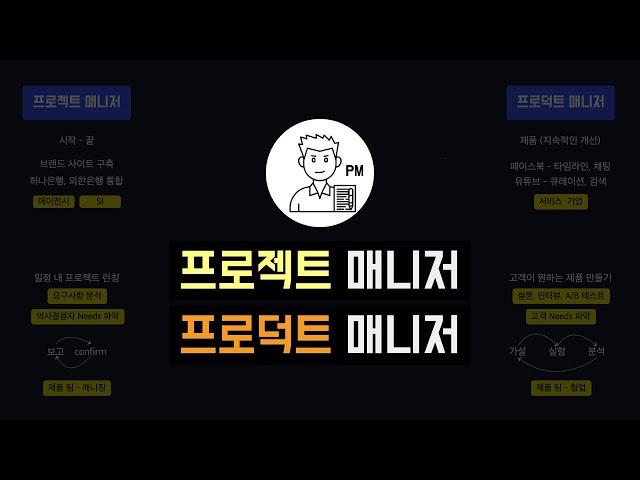 프로젝트 매니저와 프로덕트 매니저의 역할
