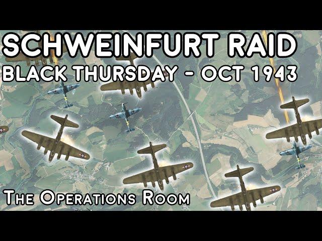 The Second Schweinfurt Raid - The USAAF's Black Thursday, October 1943 - Animated