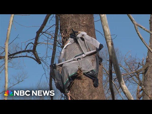 4-month-old baby found safe in tree after Tennessee tornado