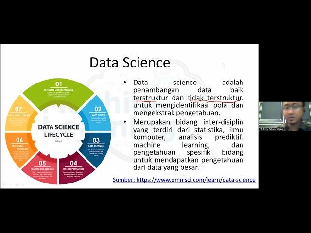 Kuliah Umum Sesi 2 Alpro bersama Pak Dedy Rahman (Machine Learning dengan Python)