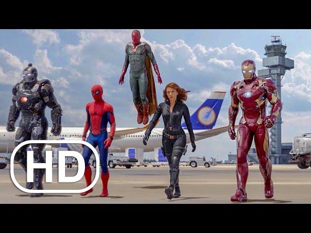 Time Stark vs Time Cap | Batalha no Aeroporto | Capitão América: Guerra Civil | Clipe do Filme HD