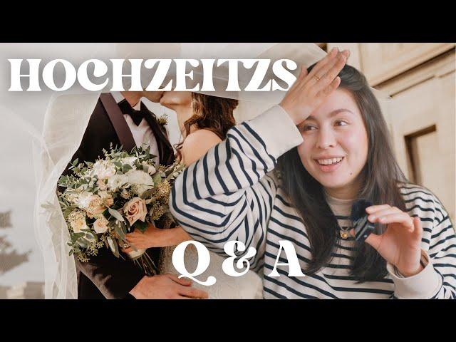 HOCHZEITS Q&A // Budgetplanung, Gäste, Auslands-Hochzeit und mehr!