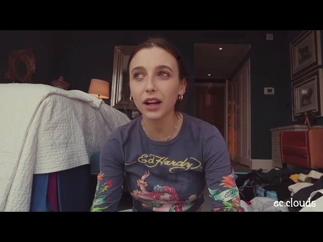 emma chamberlain + for the first time.