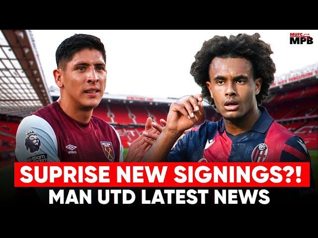 SURPRISE MIDFIELD SIGNING?! Zirkzee UPDATE! Man Utd Latest News