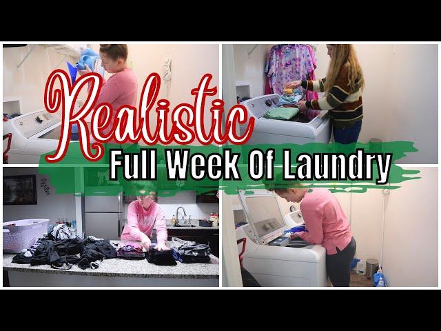 A REALISTIC Full Week Of Laundry Motivation! What An Average Laundry Routine Looks Like 2021