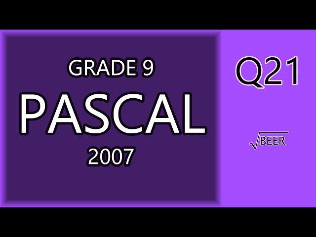 Pascal 2007 21