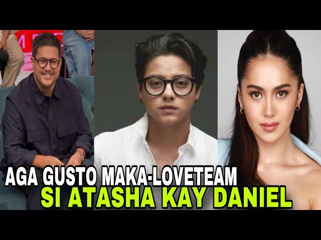 AGA MUHLACH GUSTO MAKA-LOVETEAM ANG ANAK KAY DANIEL PADILLA I TAMBALAN ATASHA AT DANIEL SOON NA