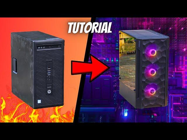 Turning an Office PC into a GAMING PC - How to Build a BUDGET HP ProDesk Gaming Computer GUIDE