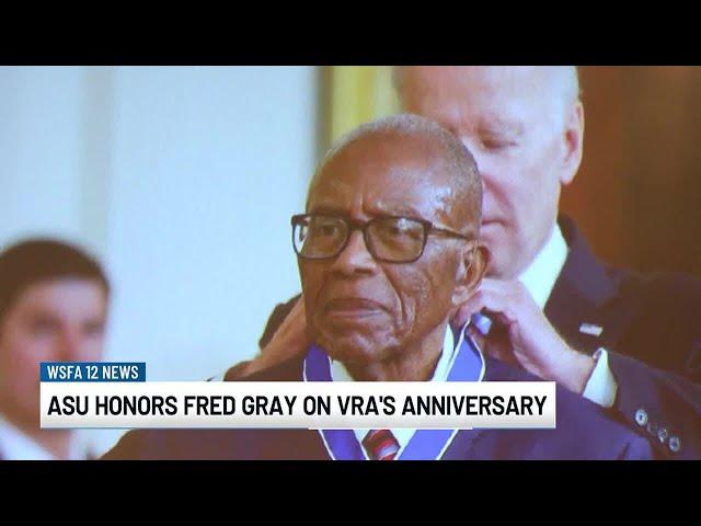 Alabama State honors attorney Fred Gray on Voting Rights Act's anniversary