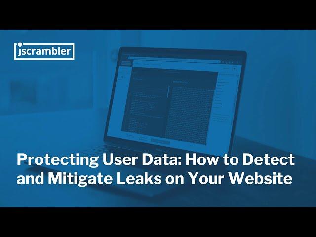 [Webinar ENG] Protecting User Data: How to Detect and Mitigate Leaks on Your Website