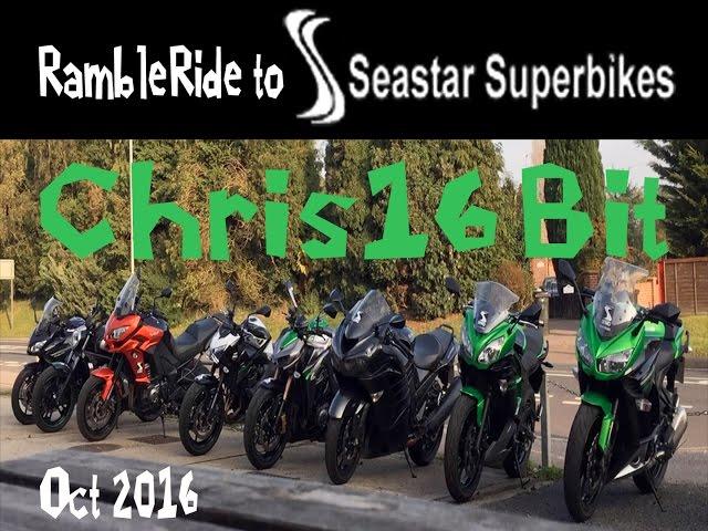 RambleRide: Seastar Superbikes Visit - Norwich Motovlog