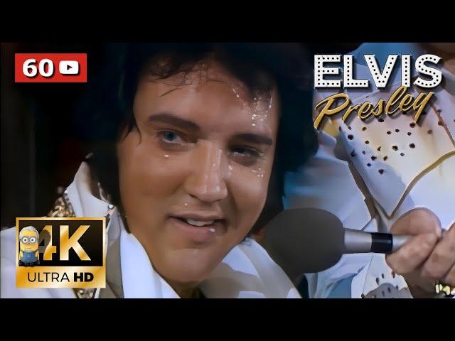 Elvis Presley - Unchained Melody + Indianapolis Airport TRIBUTE 1977  AI 4K Restored