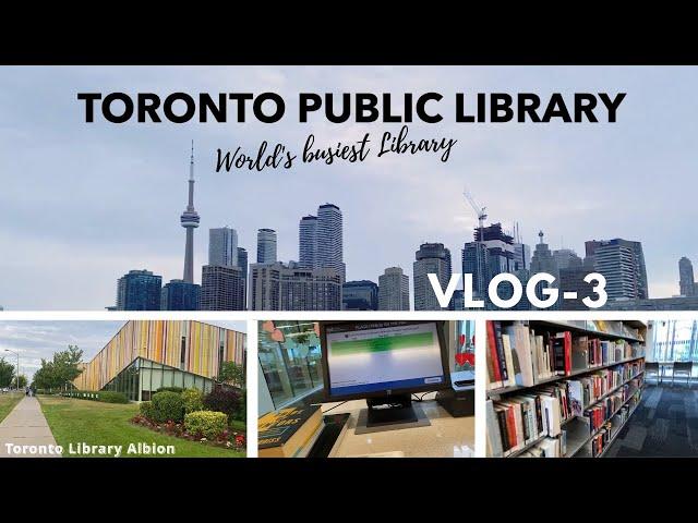 Toronto Public Library Vlog-3| Daily Vlog|