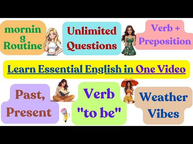  Learn English Fast: Complete February Lessons in One Video!  Master Grammar & Verbs!