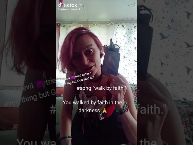 you walked by faith in the darkness #spiritualmessageforyou #tarot #fortunetelling #walkbyfaith