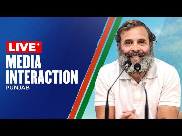 Media Interaction | Punjab | Rahul Gandhi | Bharat Jodo Yatra