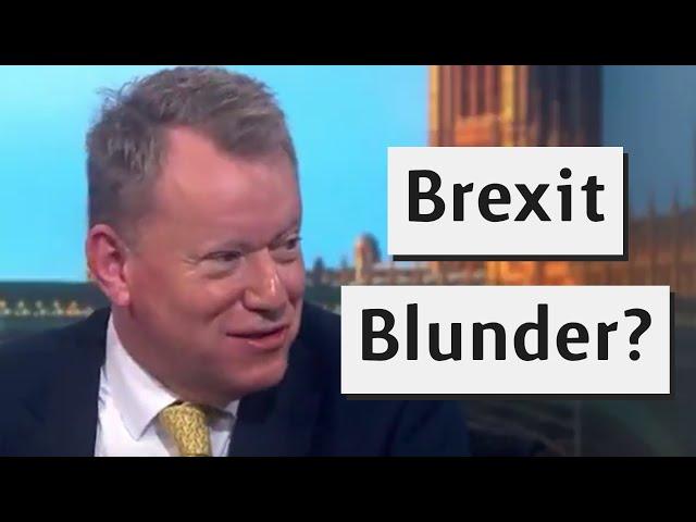 David Frost Makes A Fool Of Himself Over Brexit Again!