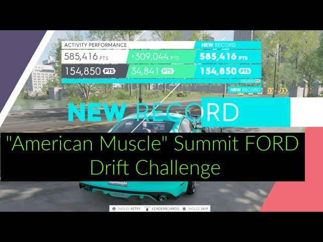 The Crew 2 - "American Muscle" Summit FORD Drift Challenge With Over 150k Score!