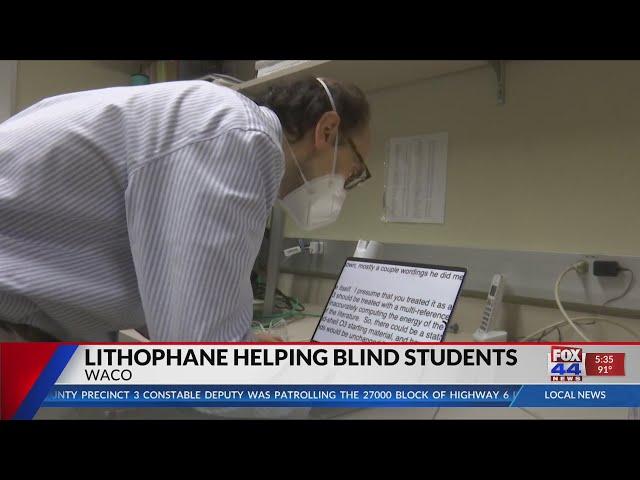 Lithophane Helping Blind Students