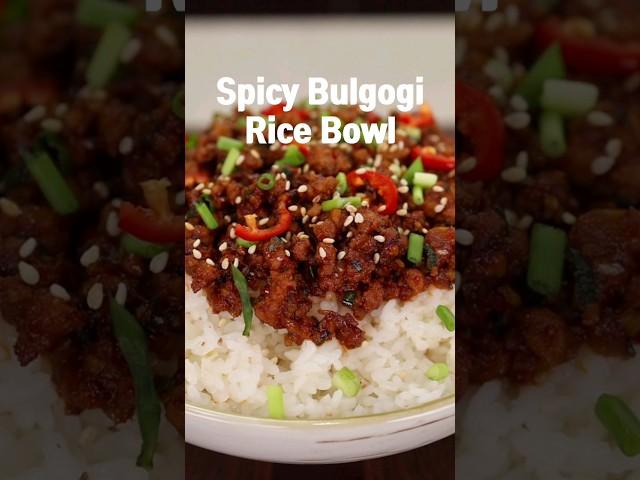 SPICY BULGOGI RICE BOWL IN 15 MINUTES!