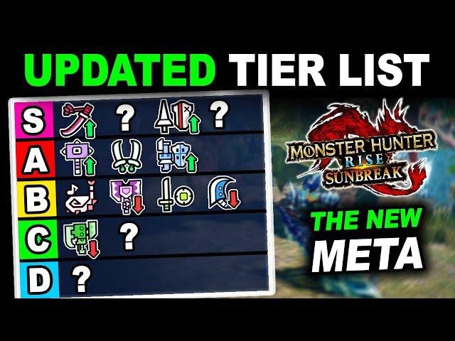 UPDATED Weapon Tier List - Monster Hunter Rise Sunbreak Best Weapons To Use