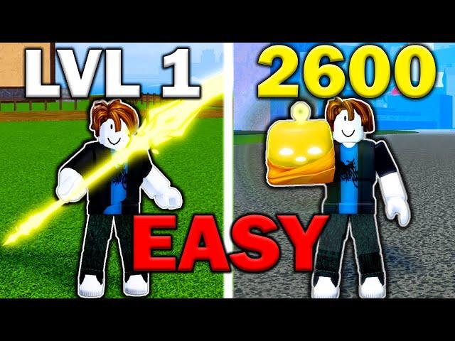 Noob To Max THE EASY WAY In Blox Fruits