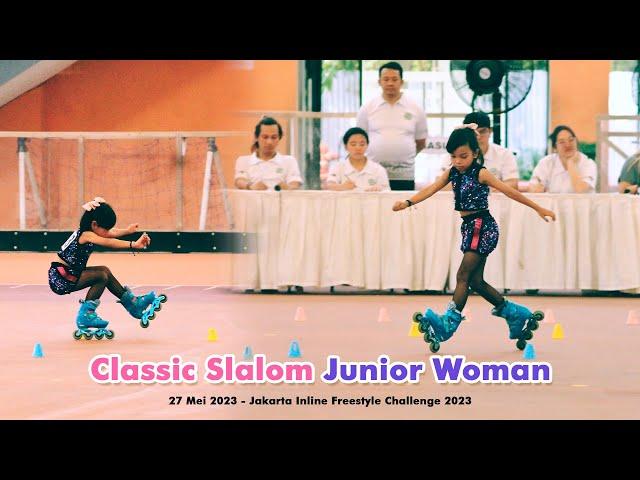 Classic Slalom Junior Woman. Jakarta Inline Freestyle Challenge 2023