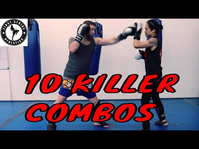 10 Killer Kickboxing Combos for Beginners to Advanced