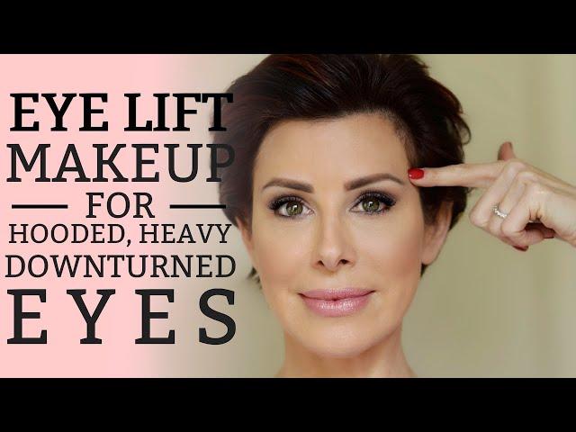 HOODED EYES MAKEUP TUTORIAL |  Eyeshadow Tips for Downturned Eyes | Dominique Sachse