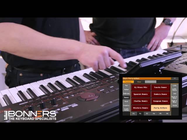 Korg PA4x Demo By Bonners Music Part 5 Modern Styles & Accompaniments