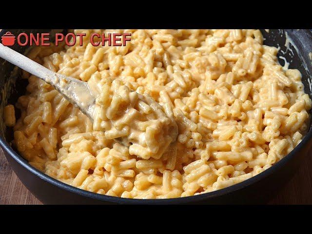 3 Ingredient Macaroni and Cheese | One Pot Chef