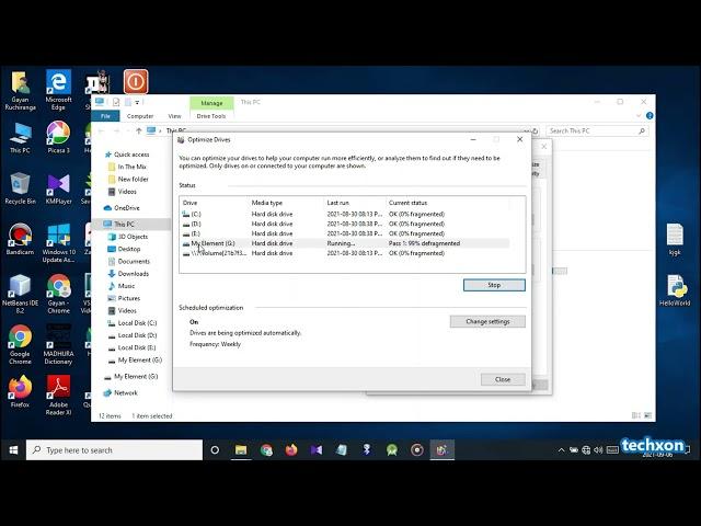 How to Optimize and Defragment External Hard Disk Drives in Windows 10