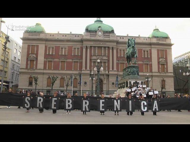 Gedenken an Srebrenica