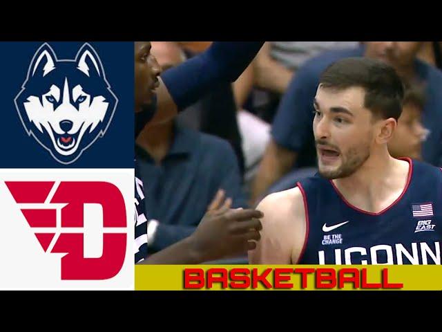 #2 UCONN vs DAYTON Basketball Game Full Highlights 2024