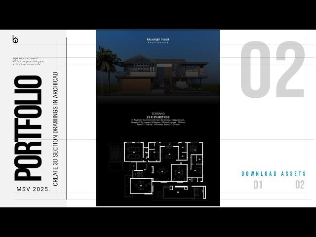 Create Stunning Presentation Drawings  in ArchiCAD | No Plugins Needed!