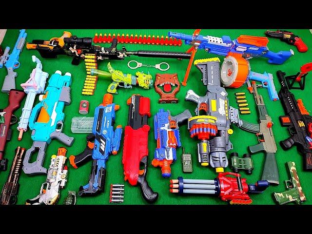 Collecting 7 Sniper Rifles and AK47 Guns 2 Barrel Water Gun Machine gun Pistol Shotgun Sniper Airgun