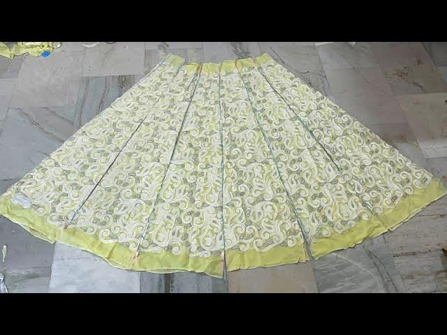 12 कली वाले अनारकली कुर्ते की कटिंग बिलकुल आसान तरीक़े से || 12 panel Anarkali cutting stitching