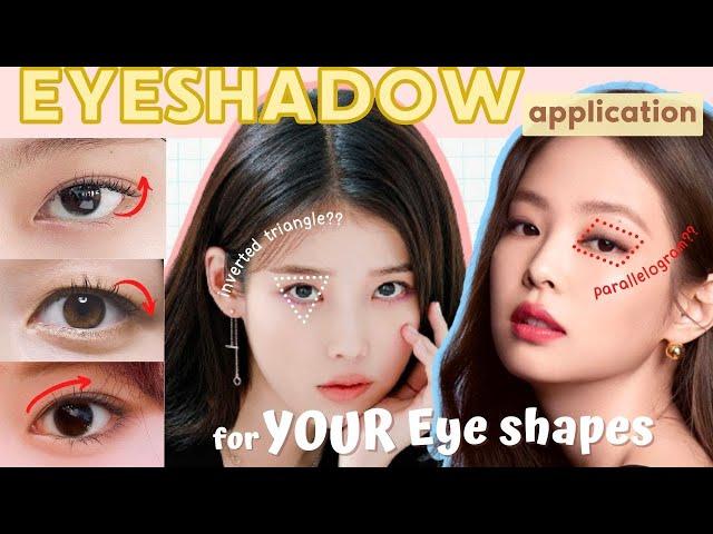 Beginners Guide | EYESHADOW Application for Different EYE SHAPES - Best eye makeup for your eyes!