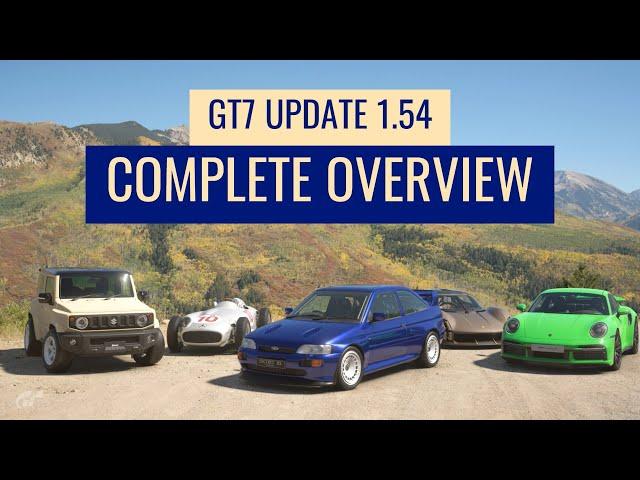 Gran Turismo 7 Update 1.54 Complete Guide/Overview - New Cars, Engine Swaps & More