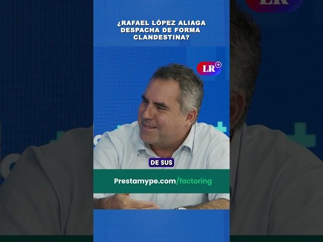¿Rafael López Aliaga despacha de forma clandestina? | #SinGuion #shorts